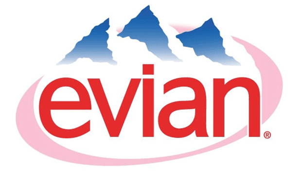 Логотип Evian